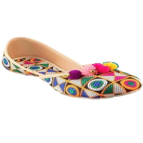 Lucky-03 Multicolor Ladies Jutti