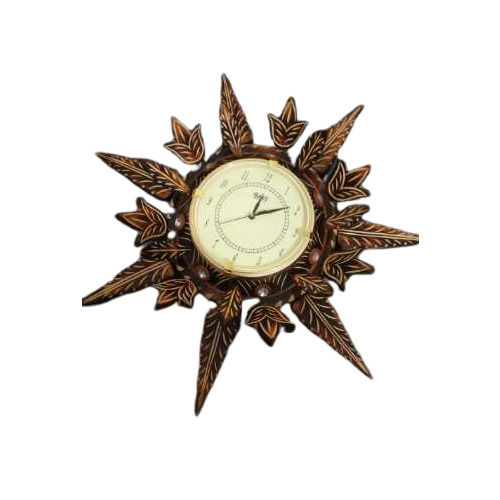 Round Wooden Decorative Wall Watch for Home