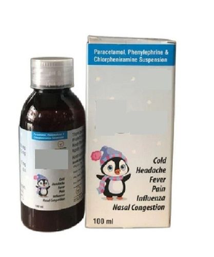 Lighweight Bottle Packed Paracetamol, Phenylephrine And Chlorpheniramine Tablet