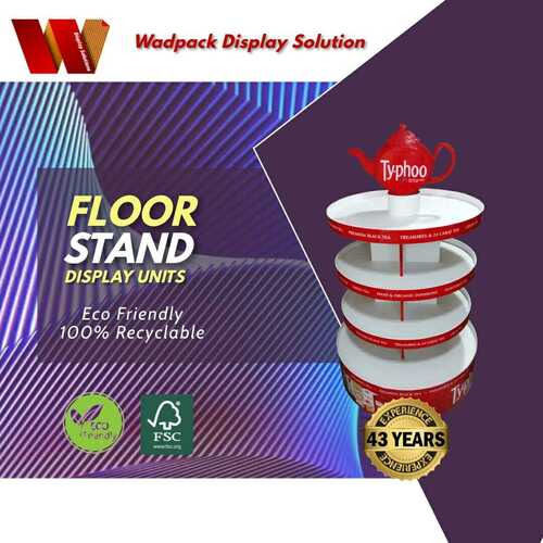 Floor Stand Display Unit For Indoor And Outdoor Advertisement