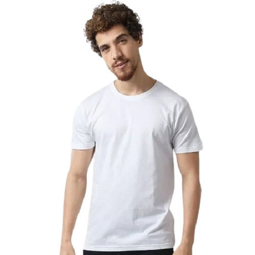 Summer Wear Comfortable O-neck Short Sleeves Cotton T-shirt For Men