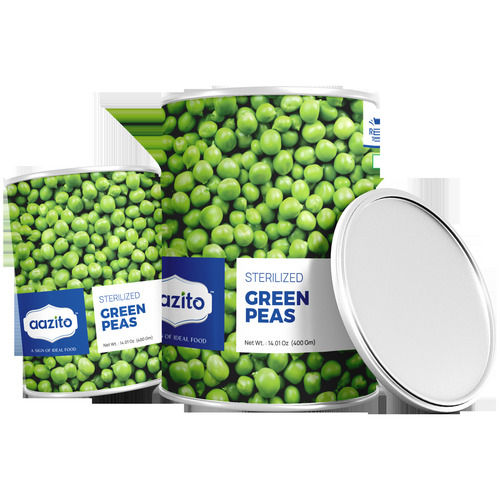 Canned Green Peas With 24 Months Of Shelf Life Preserving Compound: Natural Brine