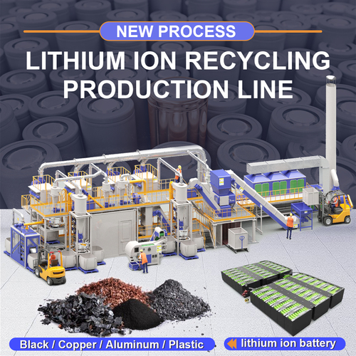 Lithium Ion Battery Recycling Machine - Capacity: 500-2000 Kg/Hr