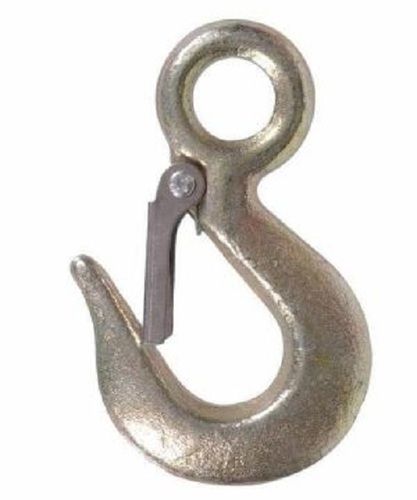 Silver 5 Inch Durable Strong Mild Steel Lifting Hook With 250 Kilograms Capacity