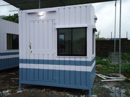 Portable Cabin With Windows And Light Fitting For Site Security Guards By A K Cabins