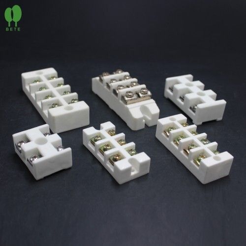 3 Way 10A 15A 30A Ceramic Terminal Blocks For Wire Connection Cable Diameter: 4 Millimeter (Mm)