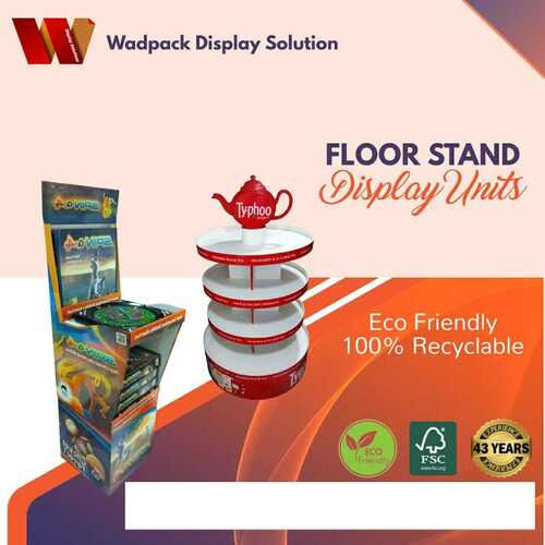 Advertisement Floor Stand Display Units For Mall, Shops, Exhibition