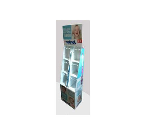 Recyclable Vertical Floor Stand Display Units For Advertisement