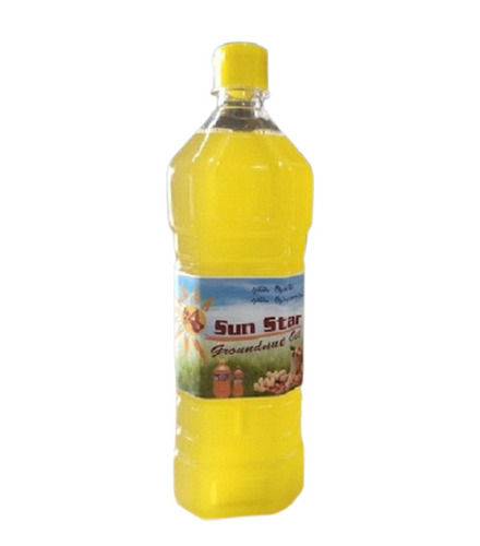 100% Pure Cold Pressed Dark Yellow Groundnut Oil