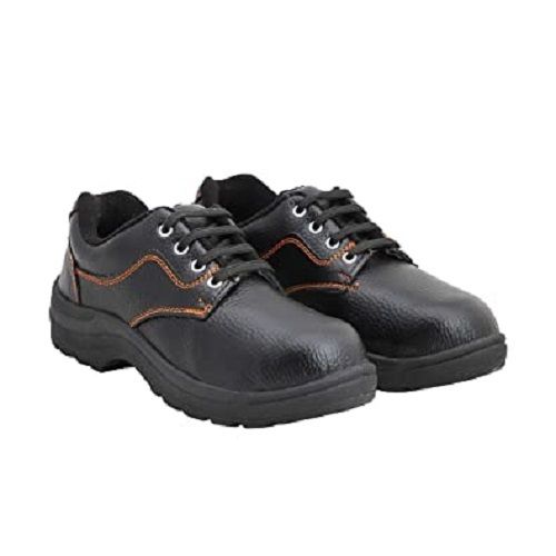 Black  Lace Closure Pvc Safety Shoes For Industrial Use