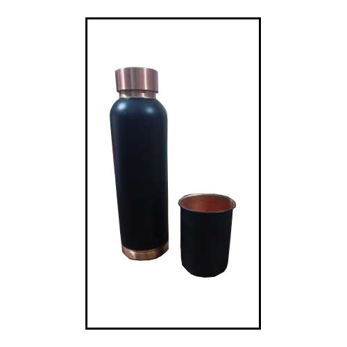 100% Genuine Copper Water Bottle Sealing Type: Screw Cap