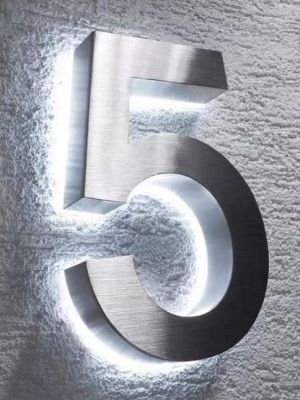 Electric 304 Grade Stainless Steel Letter with LED Modules