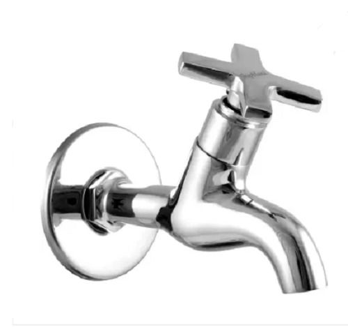 Silver Royal Long Body Brass Bathroom Taps For Bathroom Fitting