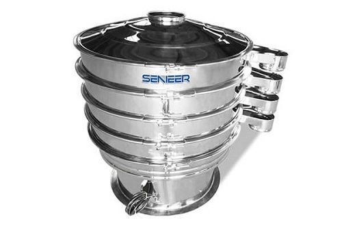 Semi Automatic Round Stainless Steel Electric Vibro Sifter