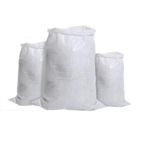 Plain White Reusable Moisture Resistant Woven Plastic Sack