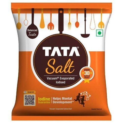 A Grade 100 Percent Purity Salty Taste Chemical Free Vacuum Evaporated Iodised Tata Salt