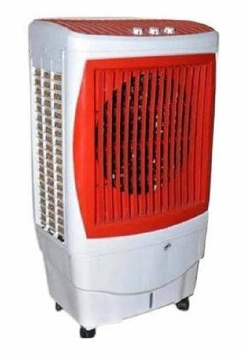 White And Red 3 Feet Height Rectangular Electrical Plastic Air Cooler For Home Use