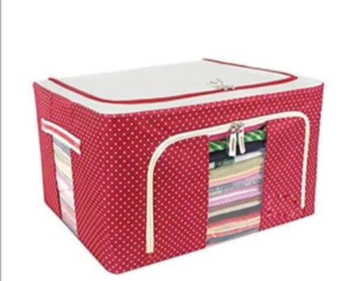 Fabric Printed Folding Storage Boxes for Clothes, Weight 1-2 Kg
