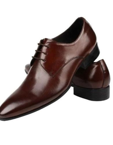 Brown Color Formal Wear Mens Shoes, Size Available 6-9