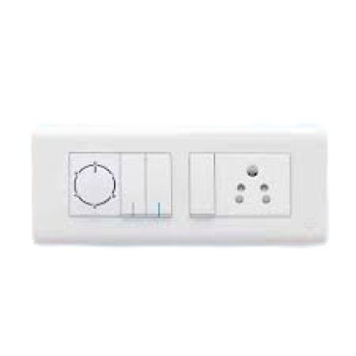 Modern Design Rectangle Shape Single Phase White Electric Switch Board  Application: Home