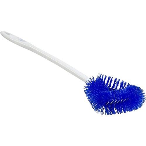 White With Blue Plastic Toilet Cleaning Brush