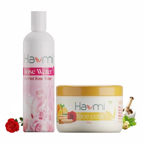 100% Herbal Instant Glow Pack (Rose Water And Face Pack) Age Group: 18+