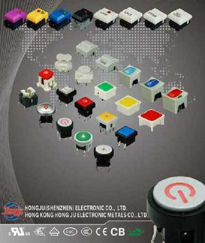 Industrial Multicolor Illuminated Tactile Switch