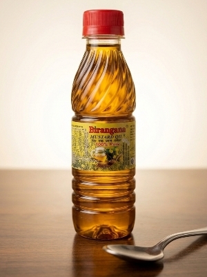 Organic Mustard Oil - 500 ml Pure Mustard Seed Oil | 99% Purity, Small Batch Processing, Versatile for Cooking and Cosmetic Use