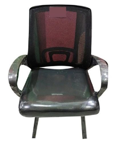 Easy To Install Strong Hard Machine Cutting One Piece Pvc Iron Visitor Chair No Assembly Required