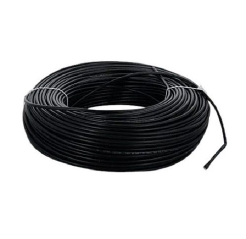 Black 90 Meter Long 220 Volts Pvc Insulated Copper Single Core Cable For Electrical Fittings Use