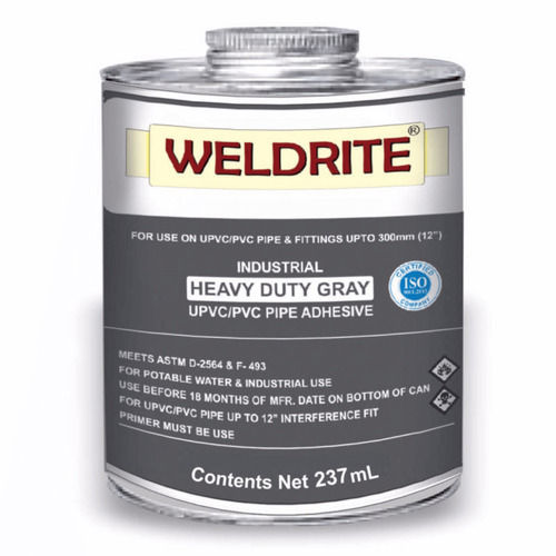 Weldrite UPVC Industrial Grey Solvent Cement