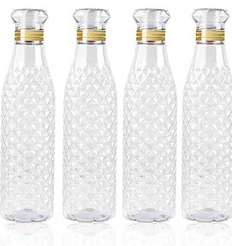 White Diamond Shape Plastic Water Bottle Capacity: 1000 Milliliter (Ml)