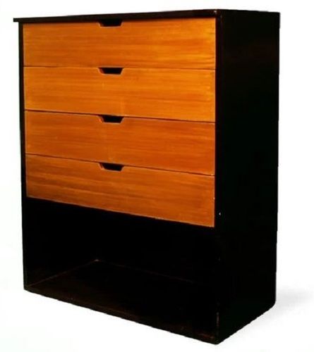 3.5 Feet High Polished Wooden Drawer Chest