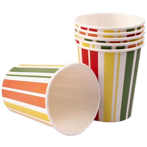 Disposable Colored Paper Tea Cup For Event And Party Usage