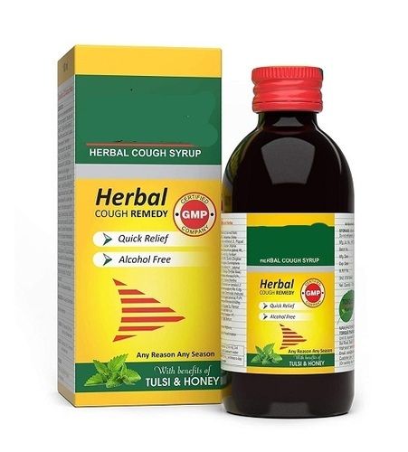 Liquid Sealed No-Side Effect Rapid Relief Ayurvedic Cough Syrups 100ml
