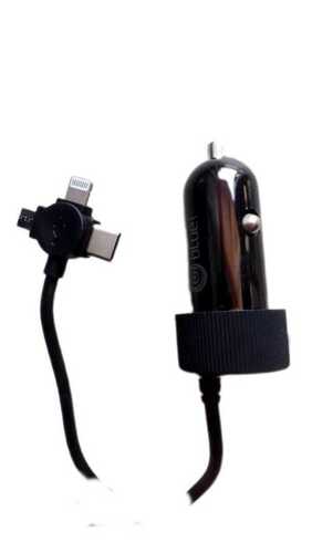 Portable Plastic Car Chargers For Mobile Phones - Plastic Material , Easy To Use , Compatible With All Mobile Phone Models