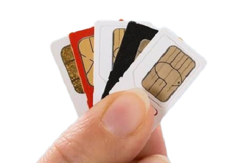 Subscriber Identification Module Sim Card - Plastic Material, Multicolor | Integrated Circuit For Secure Imsi Storage And Subscriber Authentication