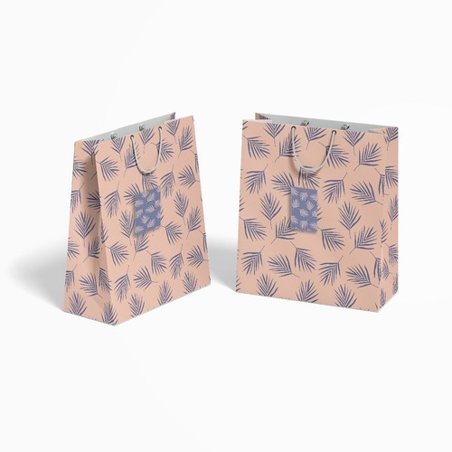 Paper Carry Bags - Color: Pink