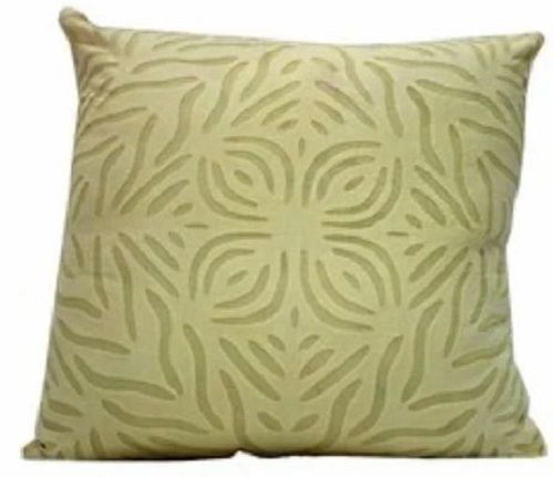 16x16 Inch Square Cotton Cut Work Applique Cushion Work