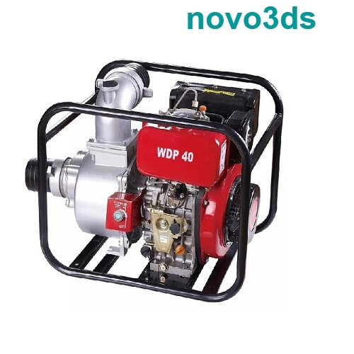 Diesel Engine 186F High Pressure Water Pump - Color: Red