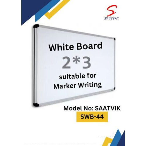 Wall Mount Triple Layer White Board For Marker Writing 2 X 3