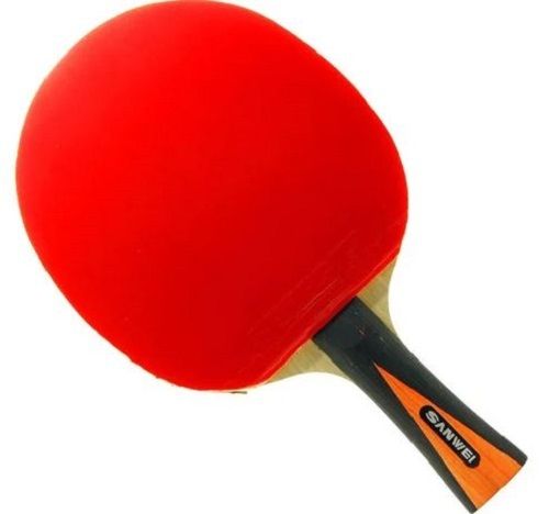 Solid Wood Round High Intensity Discharge Table Tennis Bats For Bat Best Viewing Distance: 90Degree