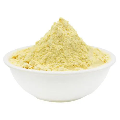 Yellow 7% Gram Fat Chakki Ground Besan For Cooking Use