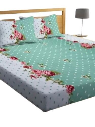 Cotton Fabric Printed Bed Sheet