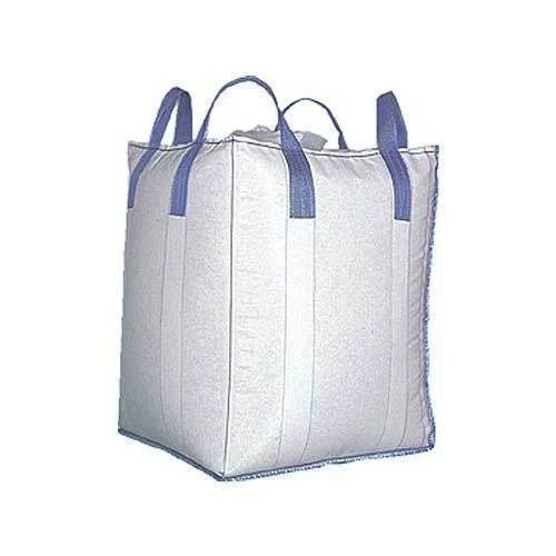 Duffle Top/Discharge Spout Bottom SIFT PROOF 35 in x 35 in x 50 in Coated FIBC  Bag 4000 lb capacity- 50 pc pack