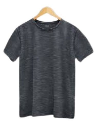 Mens Plain Casual Wear Round Neck Short Sleeve Cotton T Shirts