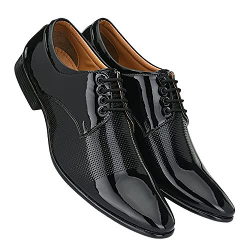 Formal Wear Lightweight Slip Resistant Pu Synthetic Leather Lace Up Shoe 