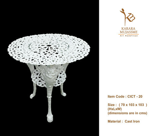 Attractive Cast Iron Table