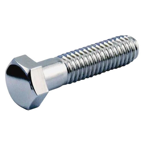 Silver Hexagon Head Corrosion Resistant Galvanized Steel Metal Bolt For Industrial Use