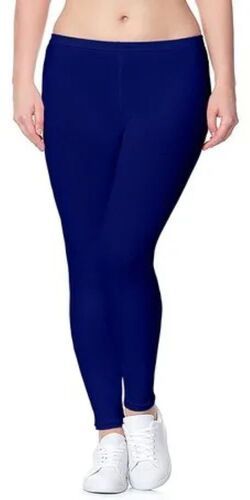 Trendy Women Solid Cotton Lycra Super Quality Ankle Length Royal